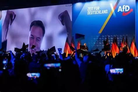 Elon Musk on far right rally in Germany